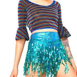 Dolls Kill Midnight La Bamba Hot Pants L